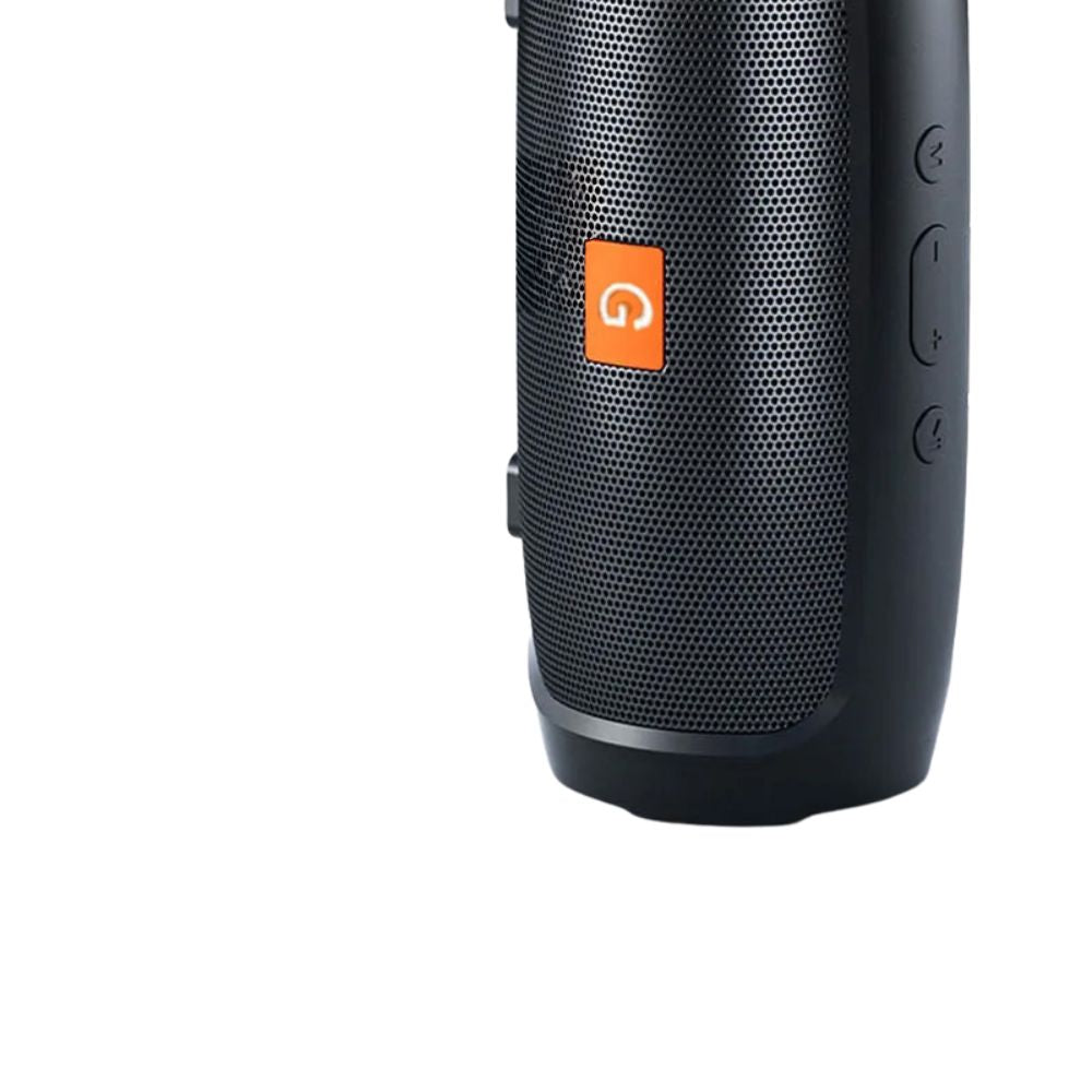 Premium Dual-Lautsprecher Stereo für Outdoor: Tragbarer Subwoofer mit TF/USB-Wiedergabe, FM, Voice Broadcasting | Kompatibel mit Smartphone, Laptop, Tablet, PC, Apple iPhone, iPad, MacBook, iOS, Android, Samsung