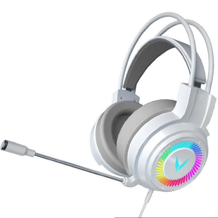 Hochwertiges Onikuma X15 Pro Over-Ear Gaming-Headset mit Kabel | Geräuschunterdrückung, Rosa Katzenohren, RGB-Licht und