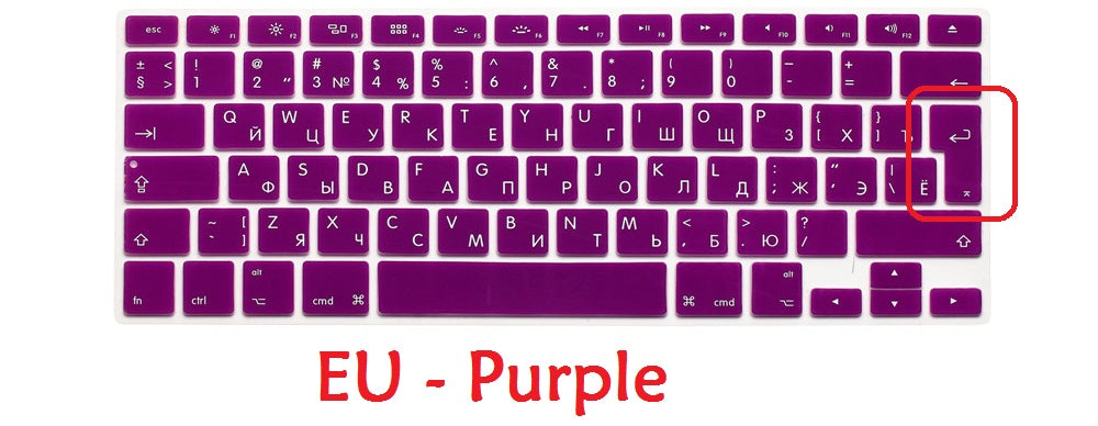 Premium Tastaturschutz-Skin für Macbook Air/Pro/M3/M2/M1: 16,14,13-inch | 2024/2023/2022/2020 Series Hochwertige Tastatur-Abdeckung