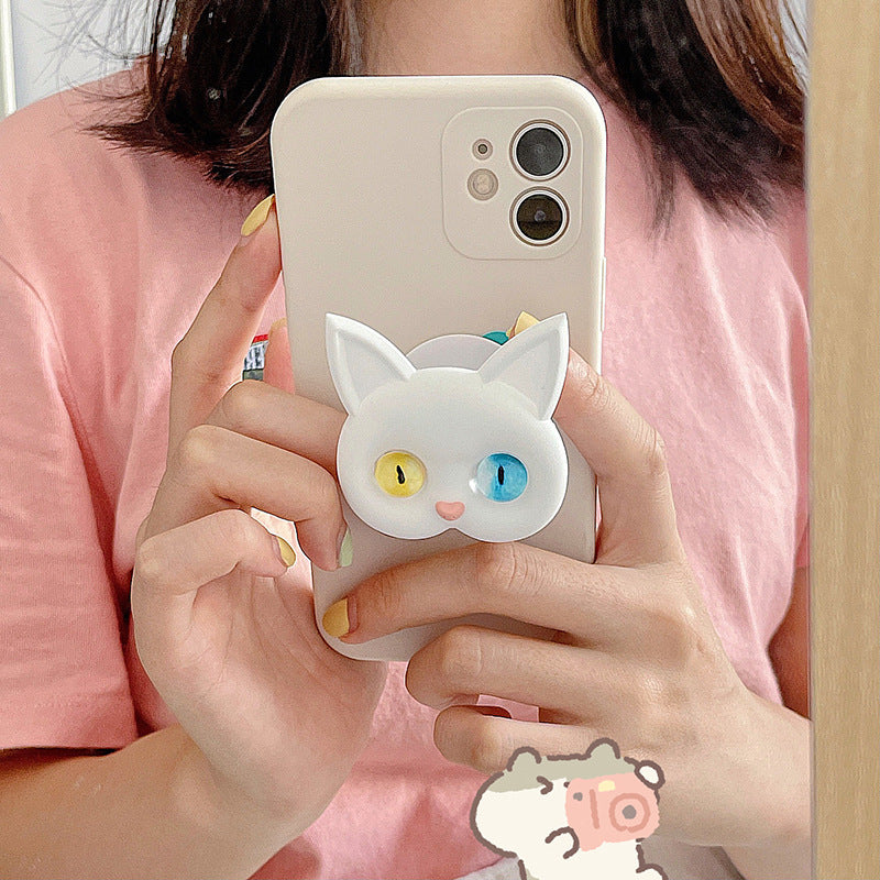 Luxury Air Sac Telefon Halter Griptok Kawaii 3D Katze Handy Finger Ring | Stand Grip Tok Handy Zubehör iPhone | Stylischer
