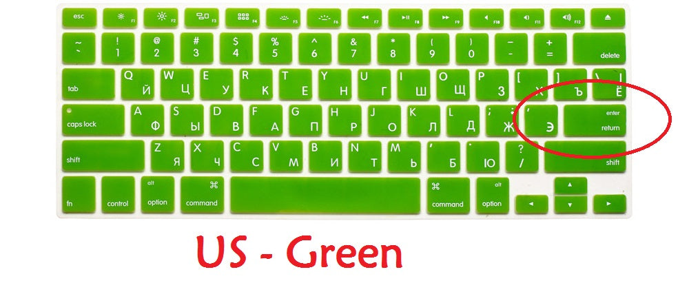 Premium Tastaturschutz-Skin für Macbook Air/Pro/M3/M2/M1: 16,14,13-inch | 2024/2023/2022/2020 Series Hochwertige Tastatur-Abdeckung