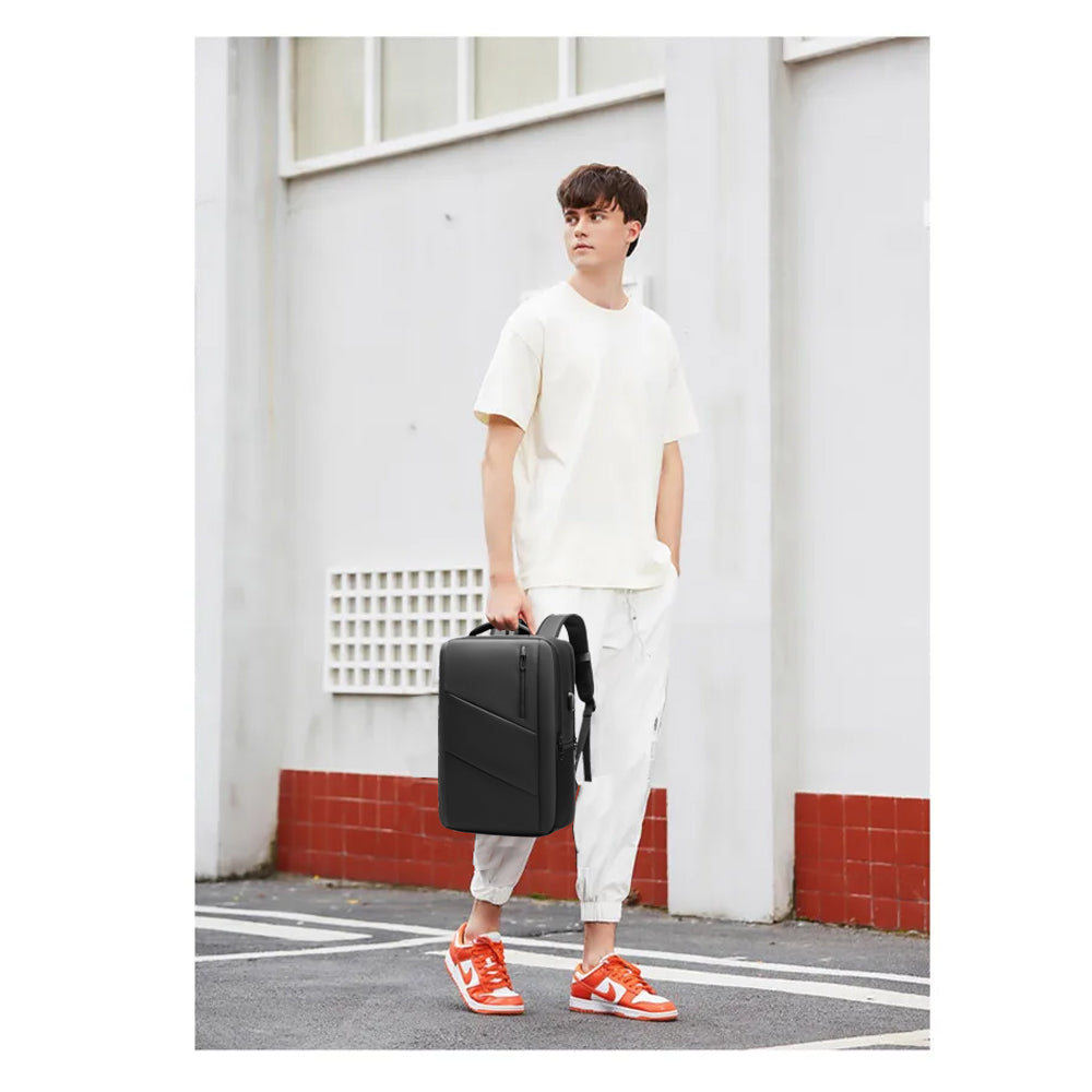 Premium Laptop-Rucksack Unisex Herren & Damen – Limited Edition Business Rucksack wasserdicht mit USB-Anschluss, erweiterbar, großer Stauraum, für MacBook & Laptop 13–17 Zoll – Arbeit, Uni, Reisen, Alltag