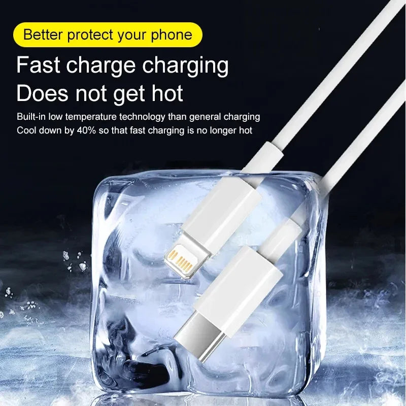 Premium PowerLink 20W Type C Ladekabel Smartphones, Apple iPhone, Samsung, iOS & Android