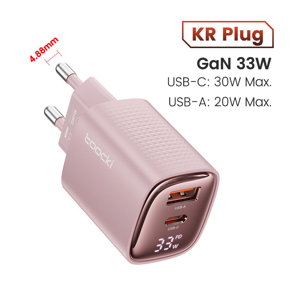 Premium Tech GAN USB Typ C Ladegerät 65W 45W PPS PD QC 4.0 | Schnellladegerät für Smartphones, Apple iPhone, Samsung, iOS & Android, MacBook, Laptop, iPad, AirPods, Tablet