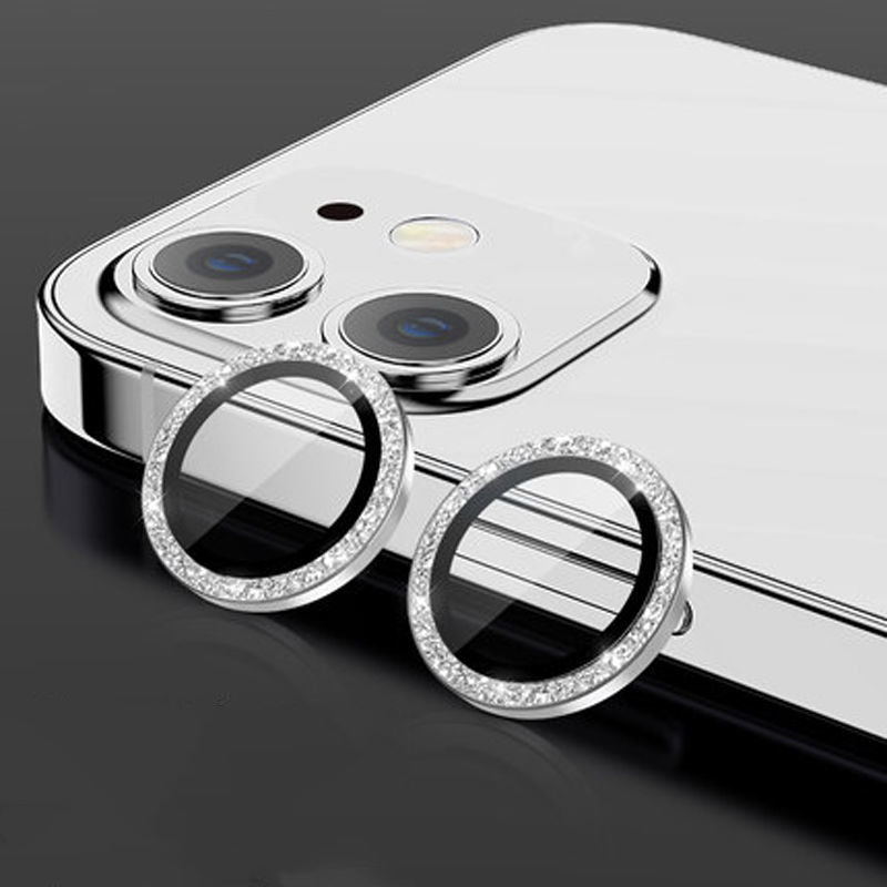Kameraobjektiv Metallring Schutzglas für Apple iPhone | Hochwertiger langlebiger Objektivschutz gegen Kratzer und Staub