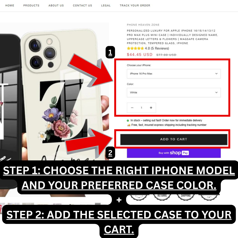 Personalisierte Luxus iPhone Hülle für Apple iPhone 17/17 Air, 16/16e, 15, 14, 13 Pro Max Plus Cover | Individueller Name, Initialen, Symbole & Zahlen | MagSafe Kompatibel | Kameraschutz | Gehärtetes Glas | Premium Schutzhülle
