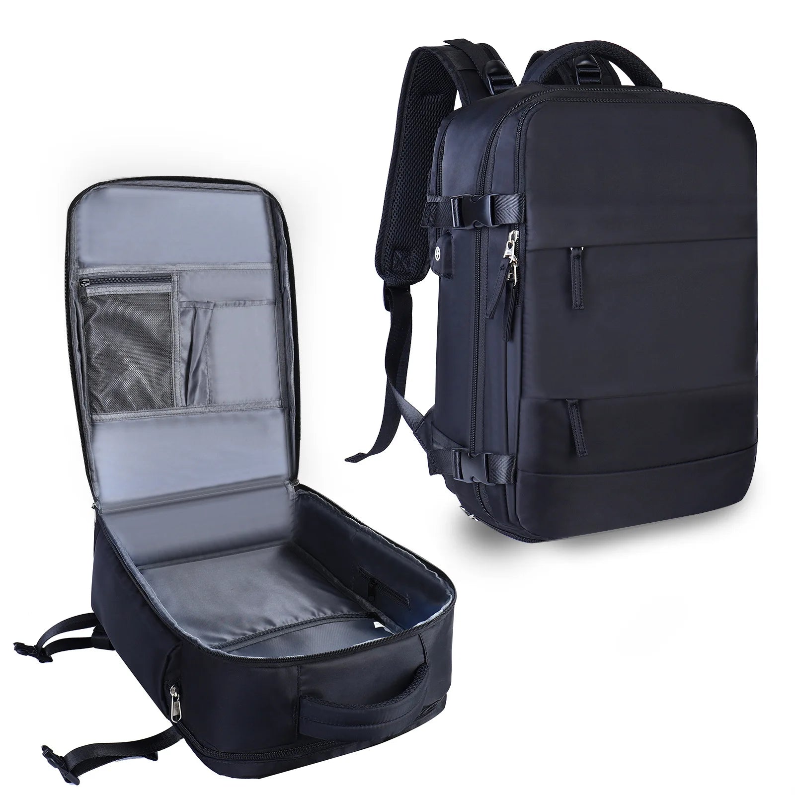 Premium Laptop-Rucksack Unisex Herren & Damen – Limited Edition Business Rucksack wasserdicht mit USB-Anschluss, erweiterbar, großer Stauraum, für MacBook & Laptop 13–17 Zoll – Arbeit, Uni, Reisen, Alltag