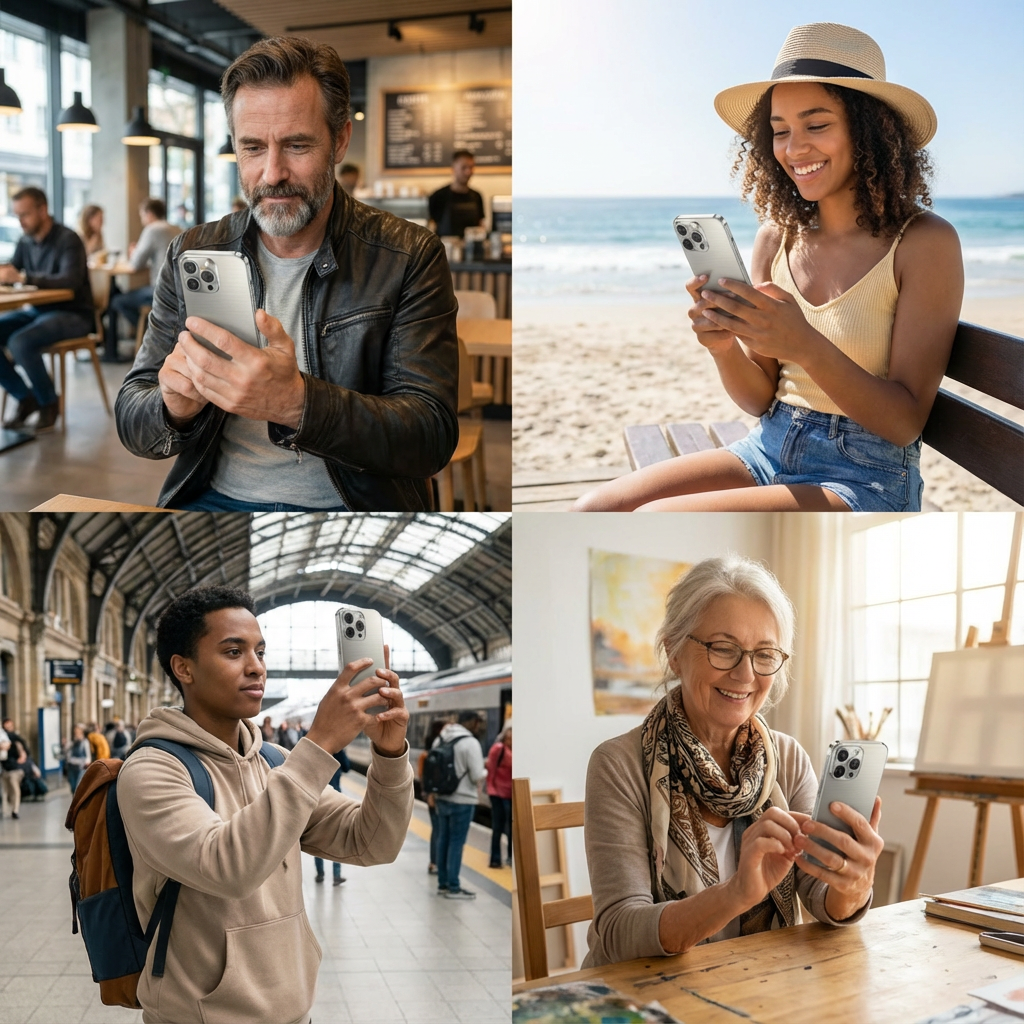 Luxus Metall iPhone Hülle Case mit MagSafe – 360° Kamera- und Display-Schutz, robuster Aluminiumrahmen, stoßfest, kratzfest, rutschfest, ultradünnes Slim-Design, magnetisch, kabelloses Laden, edles Premium-Cover, Anti-Fingerprint-Beschichtung