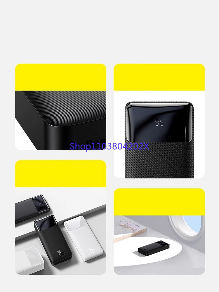 Premium 20000mAh Power Bank – Typ C PD Schnellladung, tragbares externes Ladegerät für Notebooks, Laptop, MacBook, Smartphones, Apple iPhone, Samsung, iOS & Android | Zuverlässige Energie für unterwegs