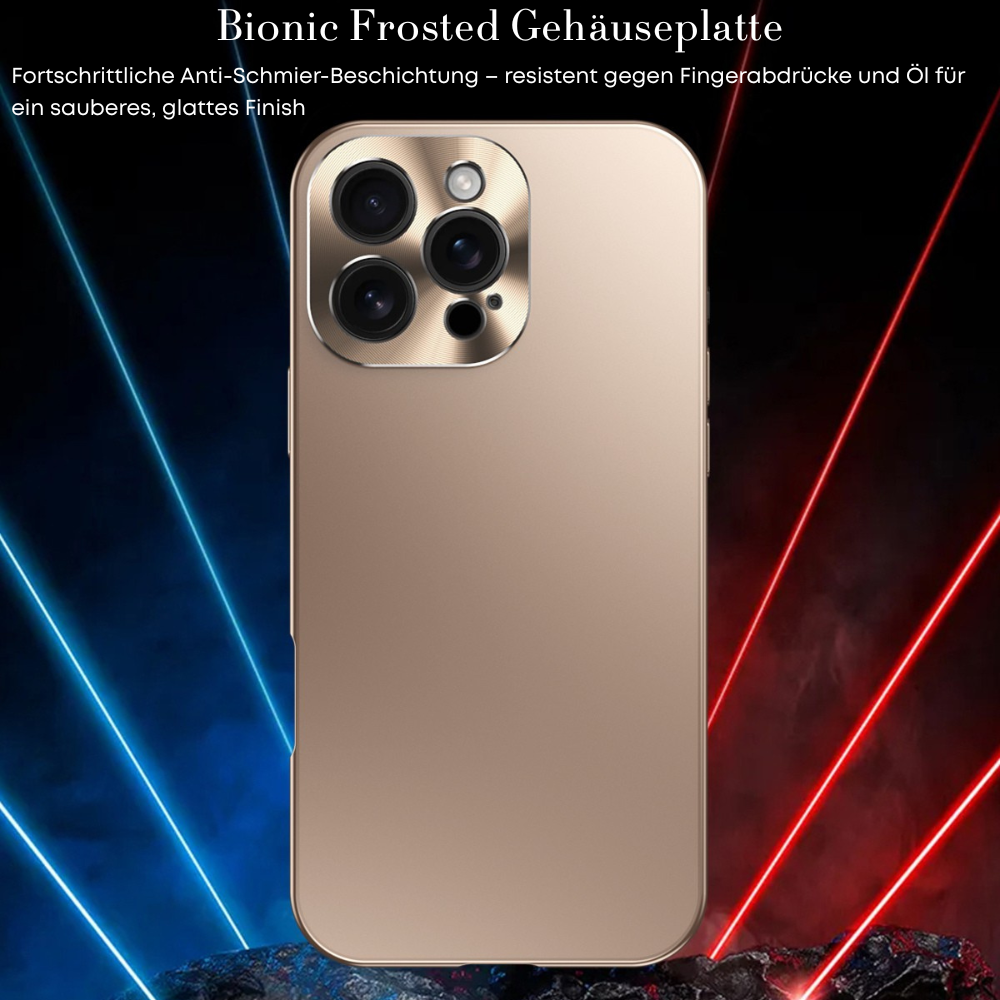 Luxury Shockproof Magnetic Phone Case - Slim Aluminum Frame with Full Lens Protection, Wireless Charging Compatible