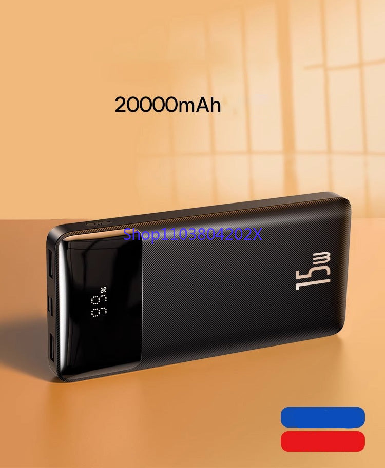 Premium 20000mAh Power Bank – Typ C PD Schnellladung, tragbares externes Ladegerät für Notebooks, Laptop, MacBook, Smartphones, Apple iPhone, Samsung, iOS & Android | Zuverlässige Energie für unterwegs