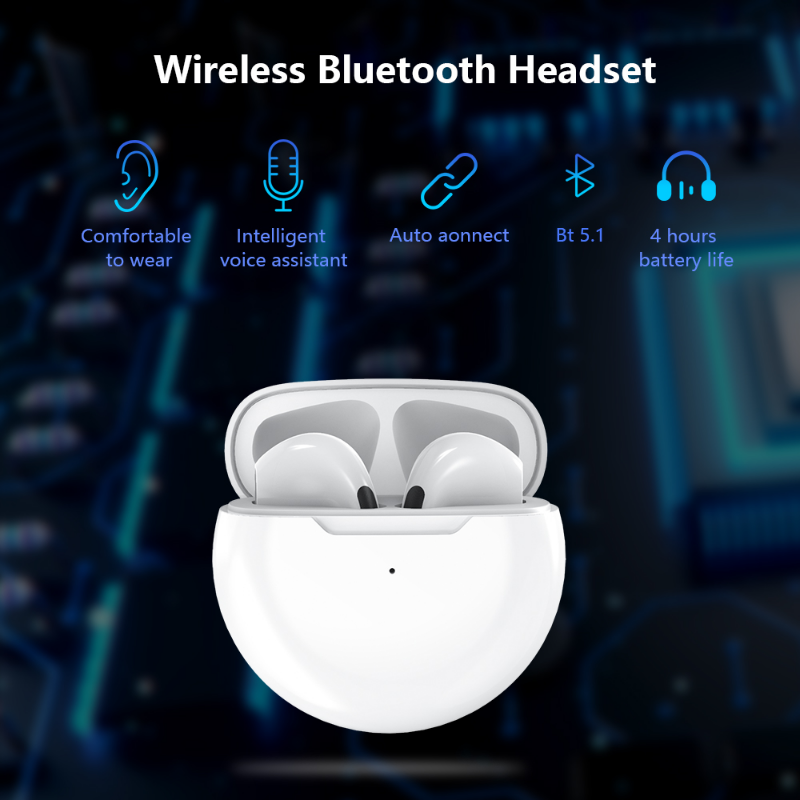 Premium AirPods Pro Design TWS Kopfhörer: Bluetooth Wireless Earphones – Lifestyle & Sport Headset, Stereo Mini-Ohrhörer mit