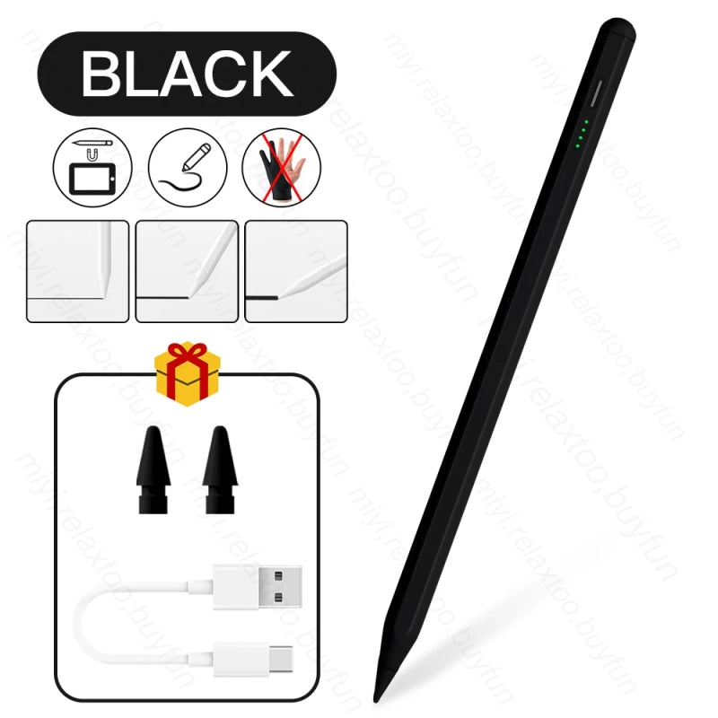 Premium Stylus für Touchscreens: iPad/Pro/Air/Mini: 10/9/8/7/6/5/4/3 Series: MacBook, Android, Tablet-Stift mit Power-Display | Kompatibel mit iPad | Limitierte Auflage