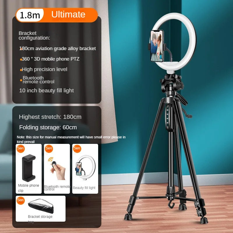 Professionelles Aluminium-Reisestativ, 140 cm für Videografie & Fotografie:, geeignet für Smartphones, Apple iPhone, Samsung, iOS &amp; Android, Apple iPhone 15/14/13/12/11 Pro Max Plus Mini, Samsung, Android, GoPro, Canon/Nikon DSLR/SLR