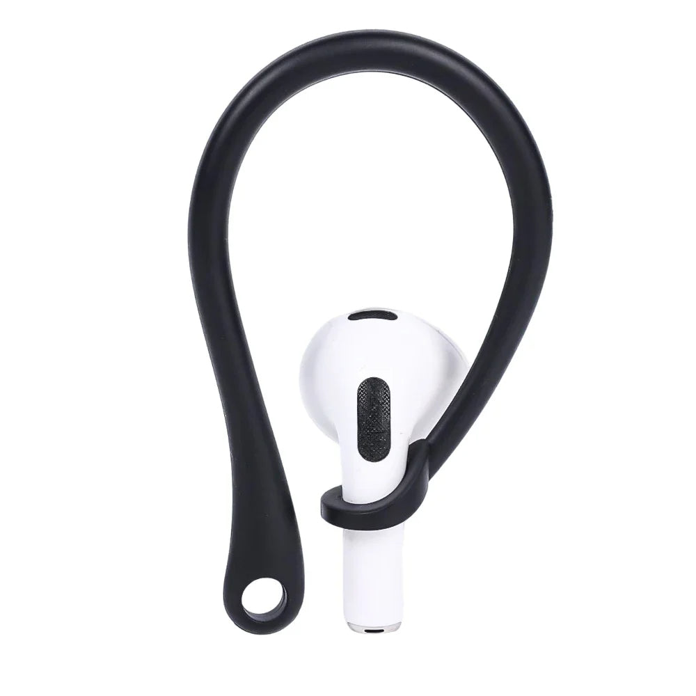 1-6 Pairs Silicone Ear Hooks for Apple AirPods Pro, Good Quality Anti-fall Accessories Bluetooth Headphone Holder for Apple