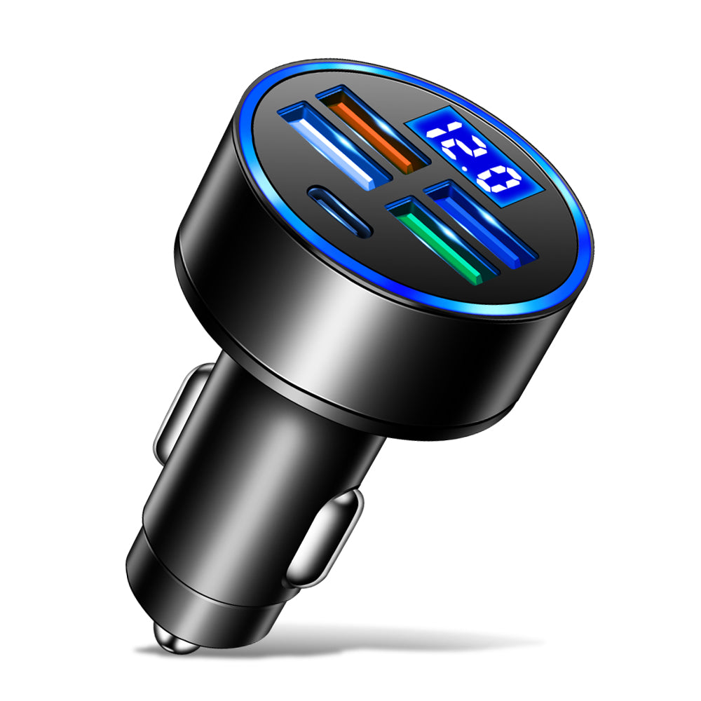 Hochwertiger FM-Transmitter, kabelloses Auto, Bluetooth 5.0, USB-Ladegerät, Auto-Aux-Radio, MP 3-Player, Musik, Freisprecheinrichtung Smartphones, Apple iPhone, Samsung, iOS &amp; Android