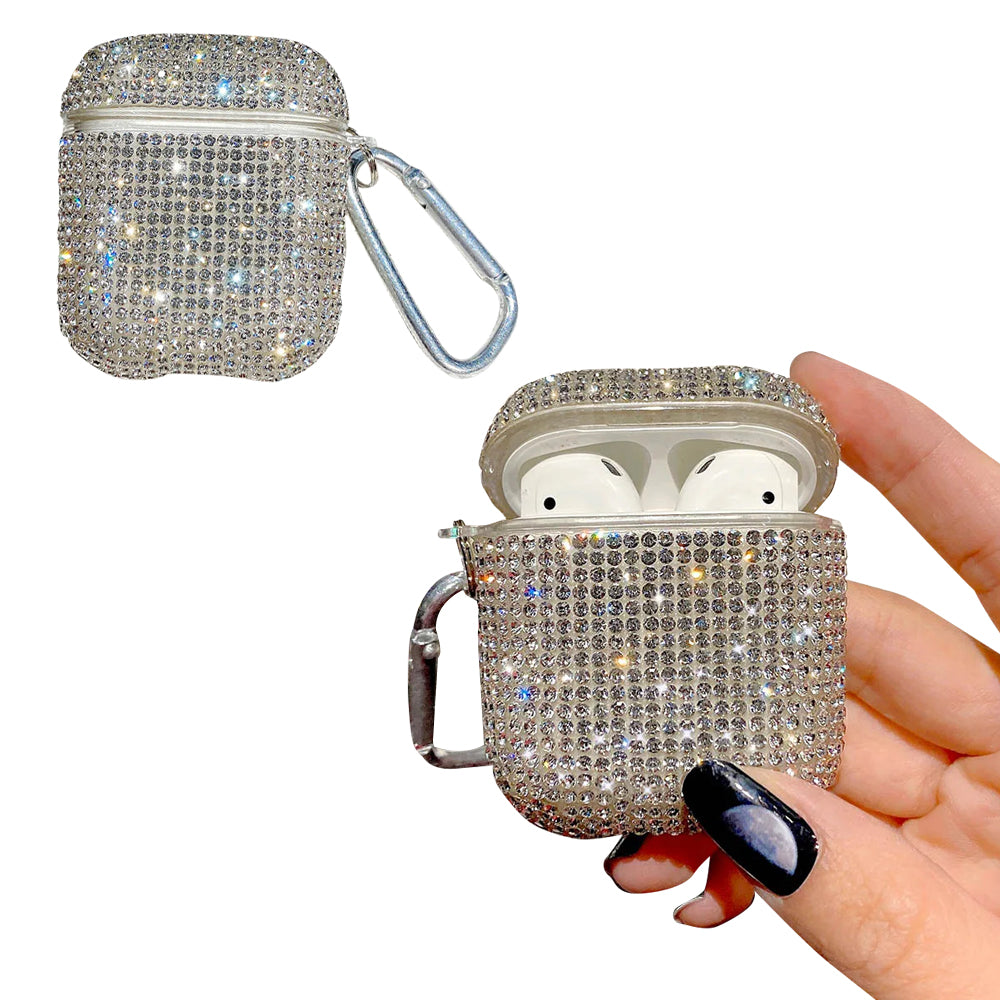 Luxus 3D-Bling-Diamant-Apple AirPods Case für AirPods Pro 2/3/2/1 | Kabellose Bluetooth-Kopfhörer-Zubehör für Apple