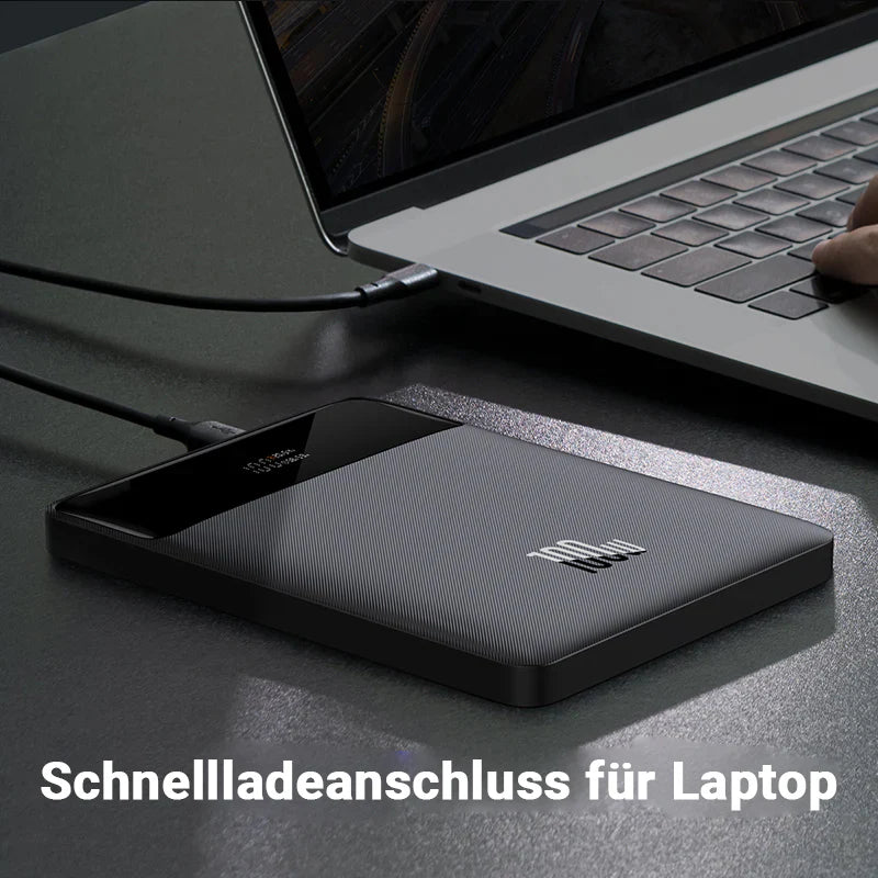 Premium 20000mAh Power Bank – Typ C PD Schnellladung, tragbares externes Ladegerät für Notebooks, Laptop, MacBook,