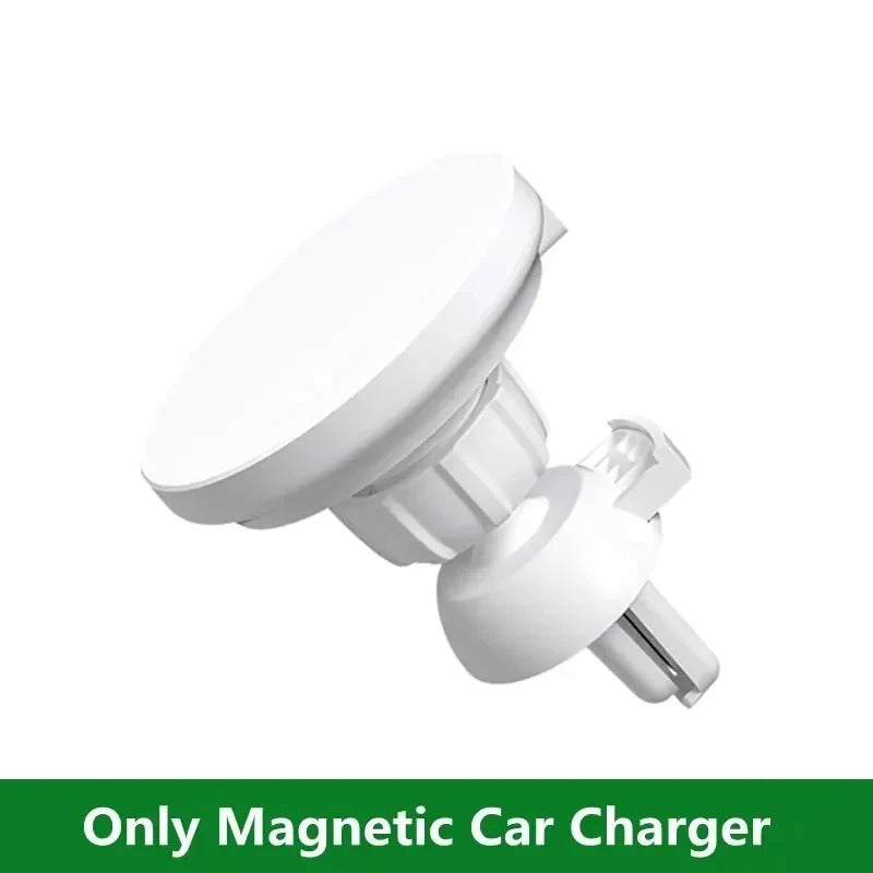 Hochwertiges Magnetisches 30W Auto Kabelloses Ladegerät mit Telefonhalterung für Smartphones, Apple iPhone, Samsung, iOS & Android | Schnellladestation und Autohalterung