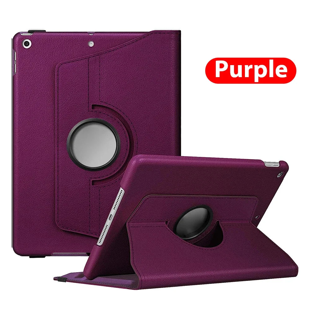 Premium iPad Smart Cover - Stilvolle und funktionale 360° drehbare Leder-Tablet-Hülle