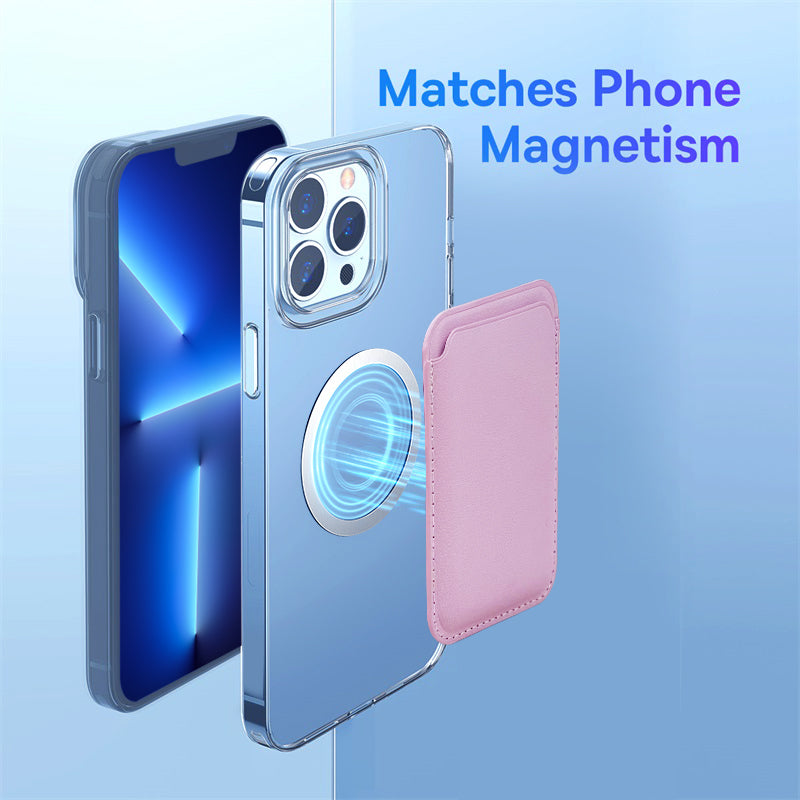 Magsafe Premium Smartphones, Apple iPhone, Samsung, iOS & Android Leather Wallet Case | Luxury Magnetic Card Holder