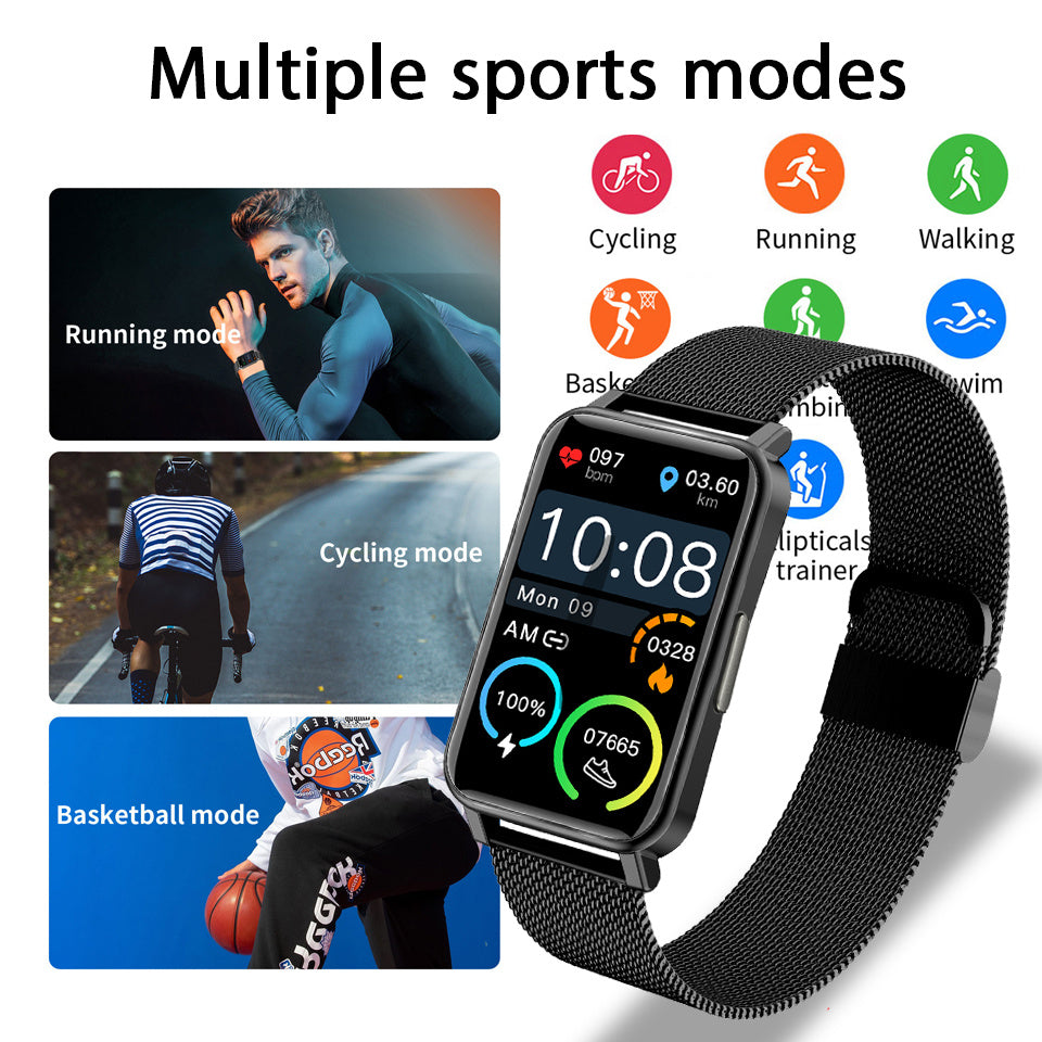 Premium Luxury Non-Invasive Blood Glucose Smartwatch for Women EKG PPG Heart Rate HRV Health Brand | Men Fitness Tracker Ladies Smartwatch