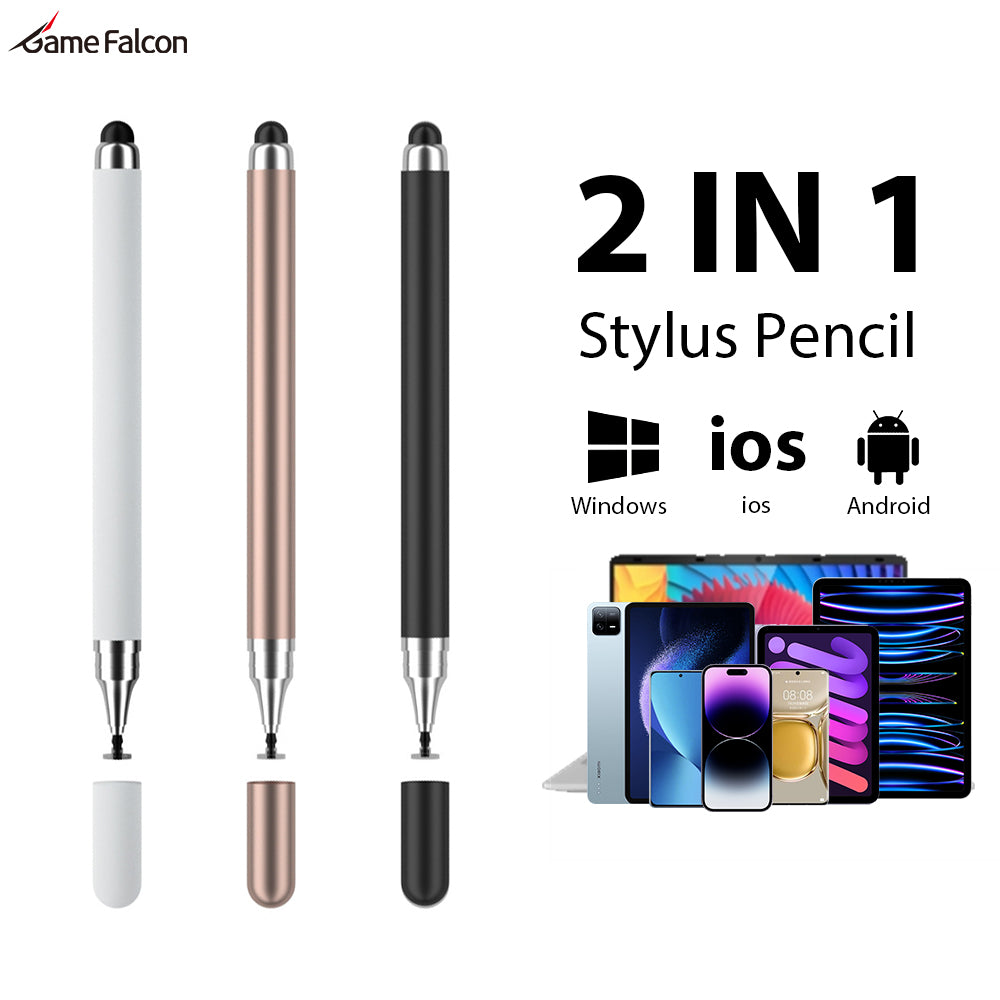 Premium Universal 2-in-1 Stift für iPad/Pro/Air/Mini: 10/9/8/7/6/5/4/3 Series: iOS & Android: Kapazitiver Touch-Pen für Zeichnungen auf iPad, Samsung, Xiaomi Tablets | Limitierte Auflage