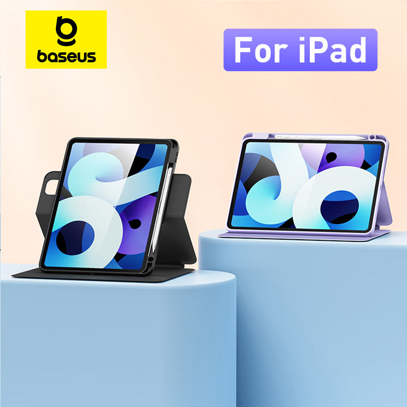 Premium Apple iPad Pro 11 and 12.9 Case - Magnetic Protective Case foriPad/Pro/Air/Mini: 10/9/8/7/6/5/4/3 Series | Cover Support with Pencil Holder