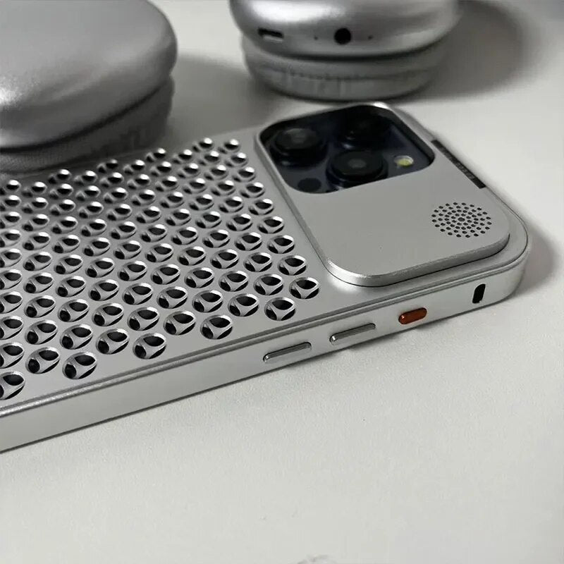 Premium Aluminium Apple iPhone Hülle | Luxus Case Metall Cover Stoßfest, Handyschutzhülle MagSafe 12/13/14/15 Pro Max Plus