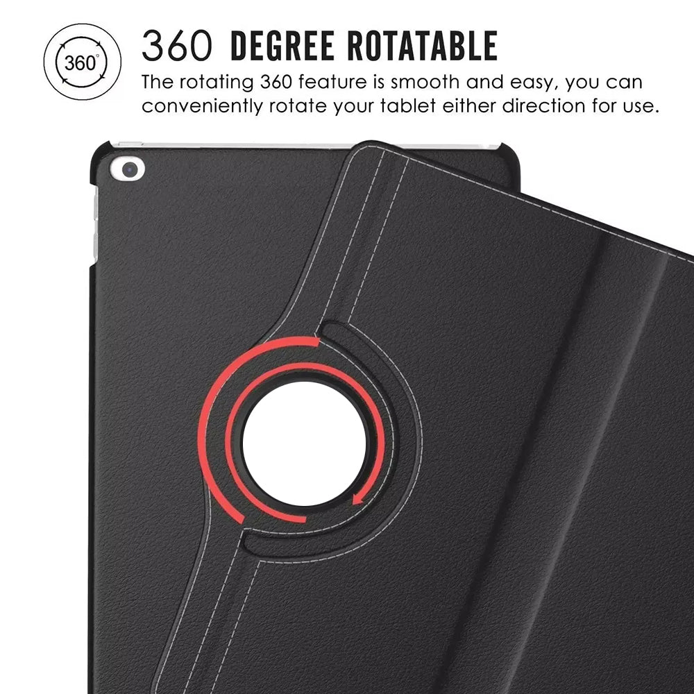 Premium iPad Smart Cover - Stilvolle und funktionale 360° drehbare Leder-Tablet-Hülle