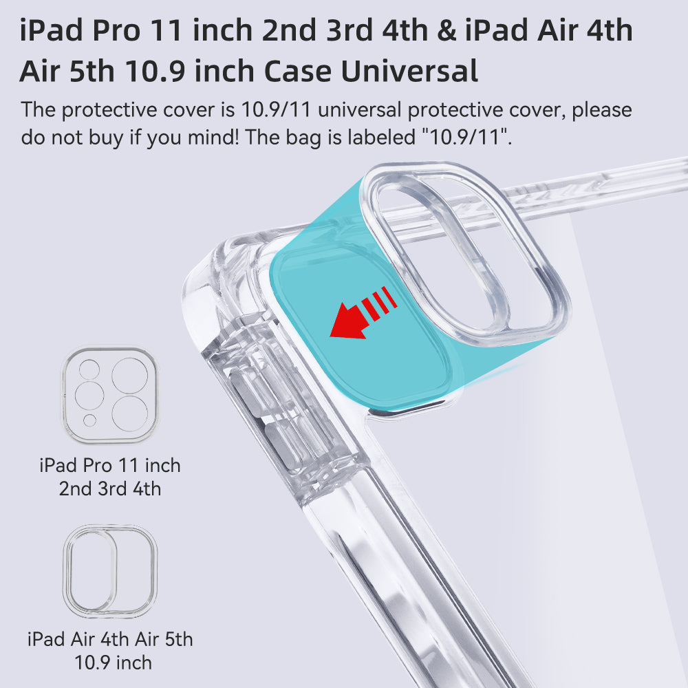 Premium Apple iPad Pro 11 und 12,9 Hülle – Magnetische Case Schutzhülle für iPad/Pro/Air/Mini: 10/9/8/7/6/5/4/3 Series |  Cover Unterstützung mit Stifthalter