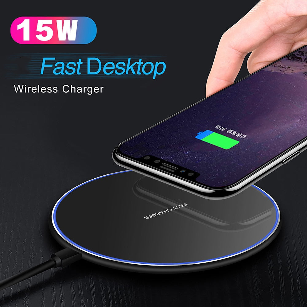 30W Schnelles kabelloses Ladepad USB C Ladekabel MagSafe Ladegerät Apple iPhone Samsung Android - Fast Wireless Charging Pad