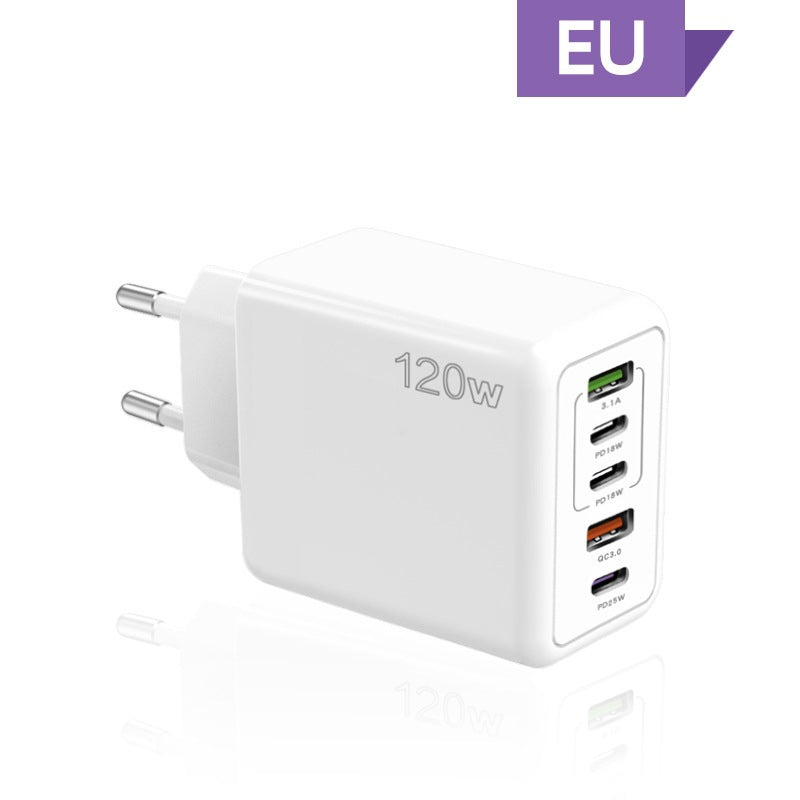 Premium 100W GaN USB Typ C Ladegerät Batterie PD QC Schnellladung 4.0 3.0, Typ C Schnellladung für Smartphones, Apple iPhone, Samsung, iOS & Android, Xiaomi, MacBook, Laptop