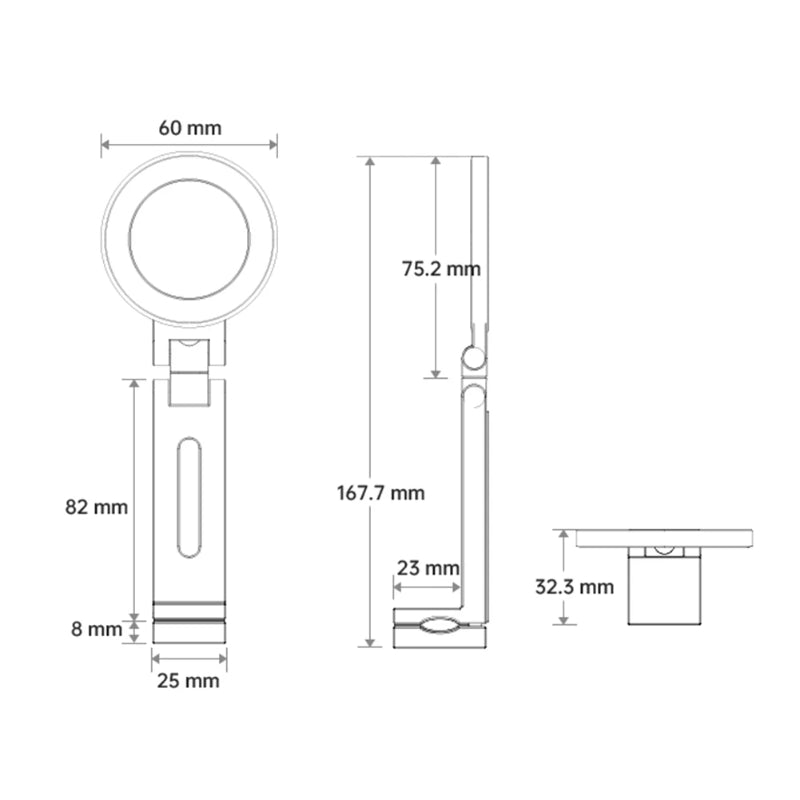 Premium Magnetischer Auto Handyhalter und kabellosem Ladegerät - für Smartphones, Apple iPhone, Samsung, iOS & Android