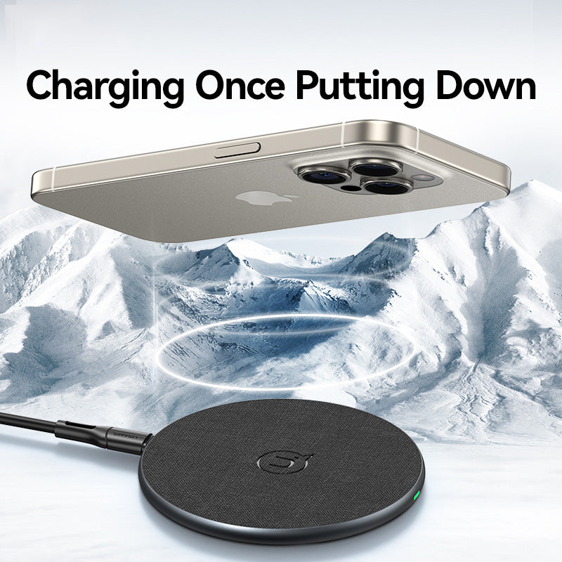 15W Fast Qi Charger | Premium MagSafe Universal Wireless Charging Pad |Smartphones, Apple iPhone, Samsung, iOS & Android | Inductive Safe Fast Charging