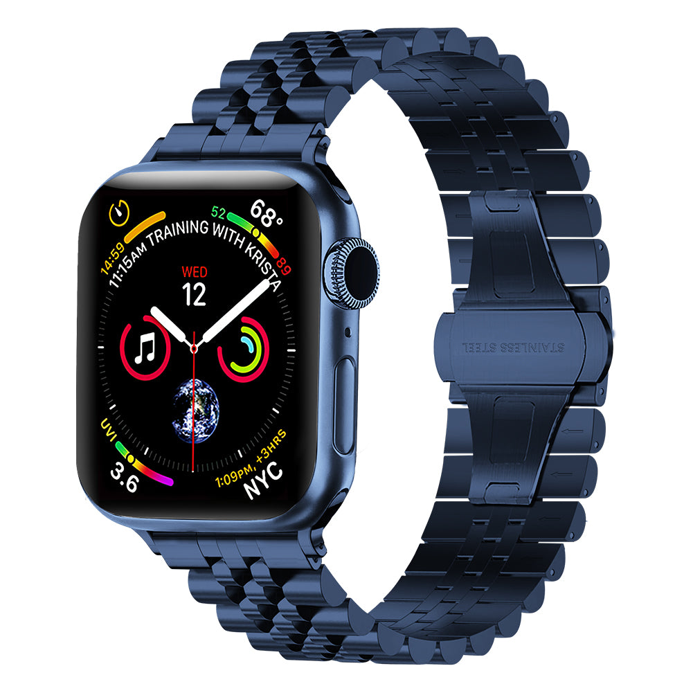 Metallband für Apple Watch 49mm, 45mm, 44mm, 42mm, 41mm, 40mm | Premium Edelstahl Armband für iWatch Ultra/9/8/7/6/5/4/3/SE