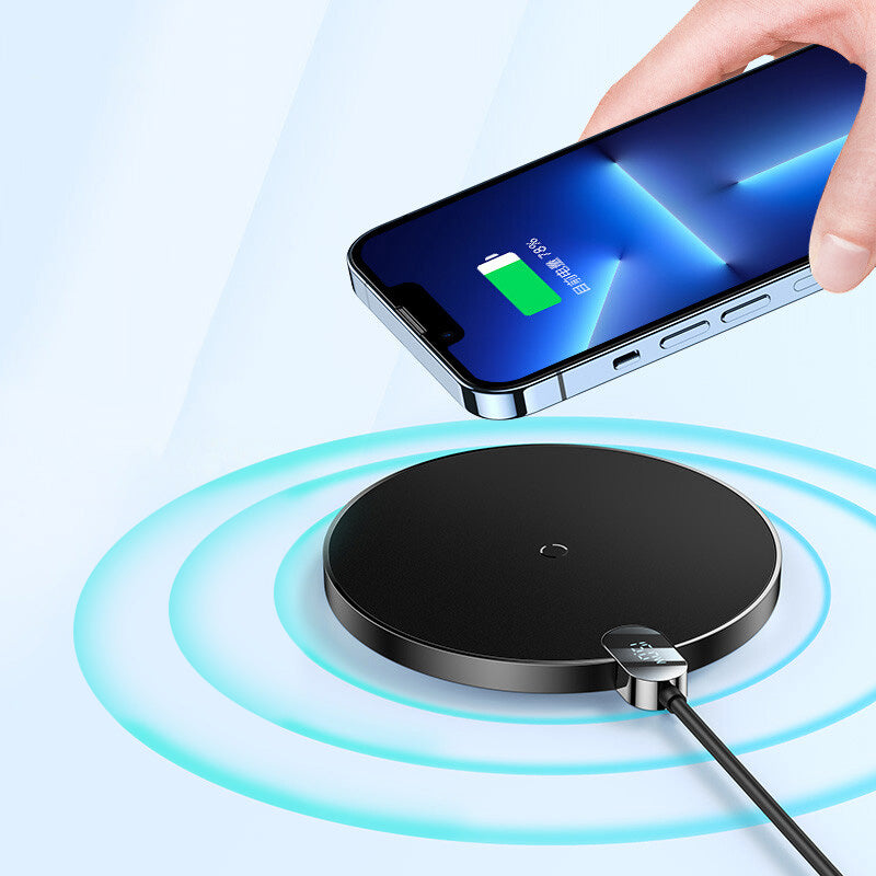 15W Fast Qi Charger | Premium MagSafe Universal Wireless Charging Pad |Smartphones, Apple iPhone, Samsung, iOS & Android | Inductive Safe Fast Charging