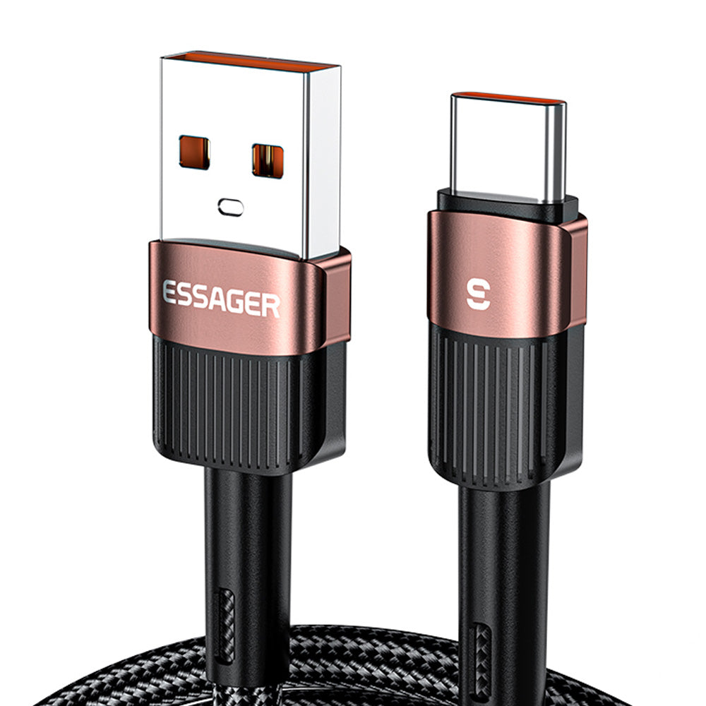 Prämie 7A USB Typ C Kabel | Schnellladekabel für Realme, Huawei P30 Pro, Samsung, Oneplus, Poco F3 - 66W Schnelllade