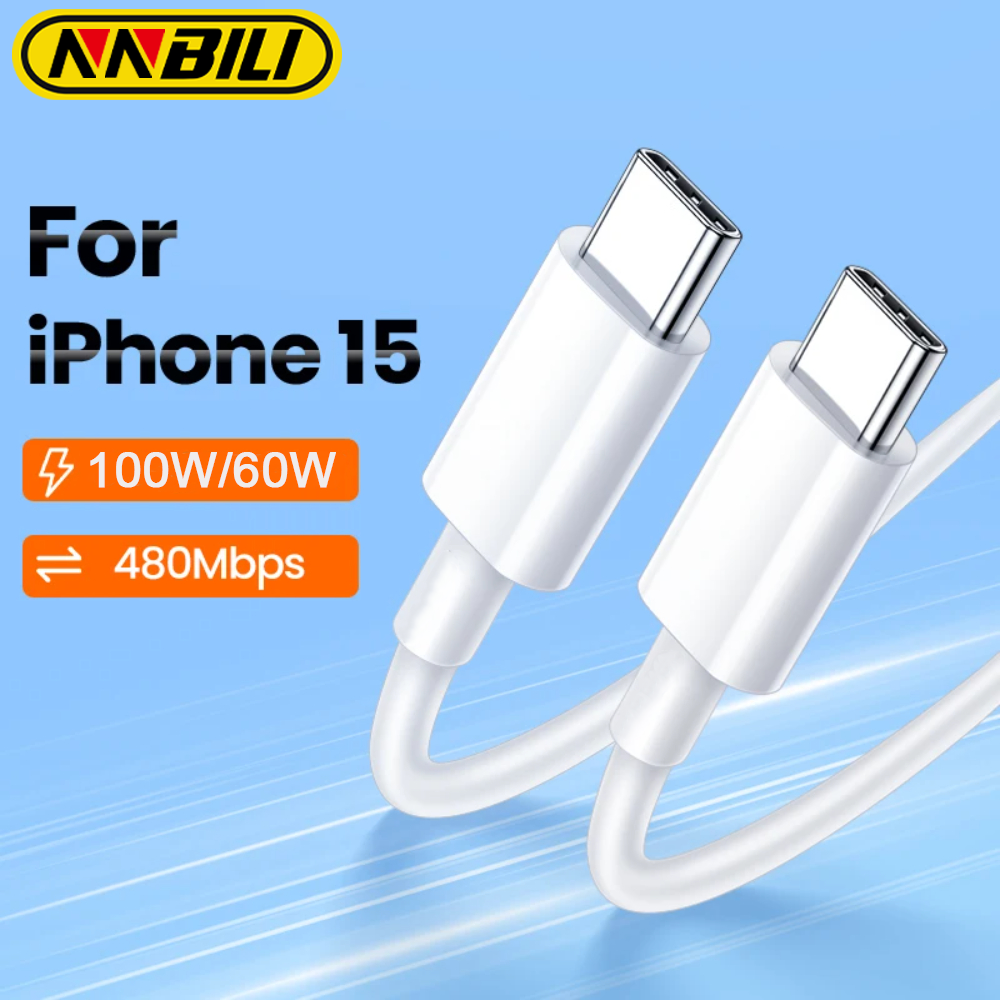 Premium USB-C Kabel für Smartphones, Apple iPhone, Samsung, iOS & Android PD 60W Schnellladung, iOS, Android, Huawei, Xiaomi, Samsung, Typ C Geflechtkabel Zubehör