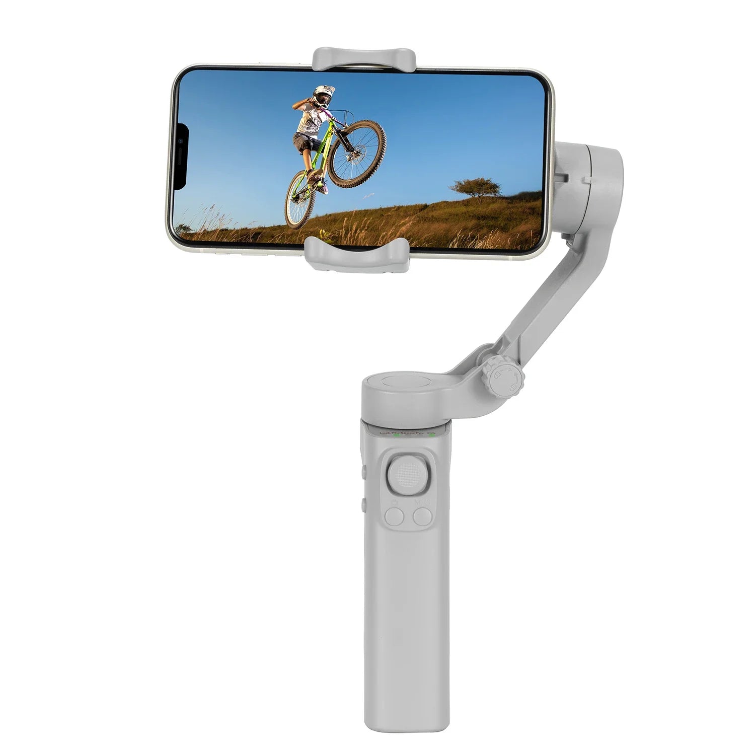 3-Achsen Faltbarer Handheld-Gimbal-Stabilisator für Smartphones | Anti-Wackel Videoaufnahme für iPhone & Android Smartphones, Apple iPhone, Samsung, iOS & Android Vlogs