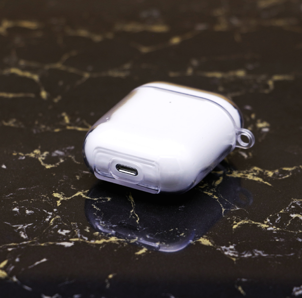 Hochwertige Klare Silikonhülle für AirPods 4/3/2/1 and Pro Series 2024/2022/2021/2019/2016 | Transparente, Weiche TPU-Schutzhülle mit Seil - Zubehör für AirPods