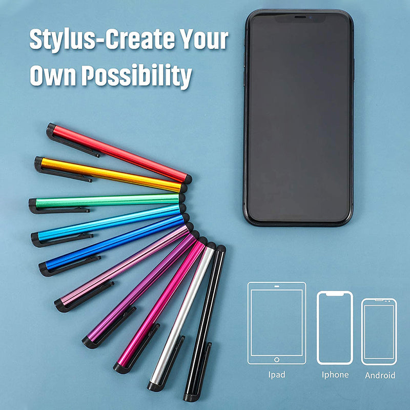 Premium Universal Drawing Stylus | Phones & Tablets: Sensitive Capacitive Screen Pen - Compatible with iPad/Pro/Air/Mini: 10/9/8/7/6/5/4/3 Series, iPhone, Samsung, Kindle, Phone