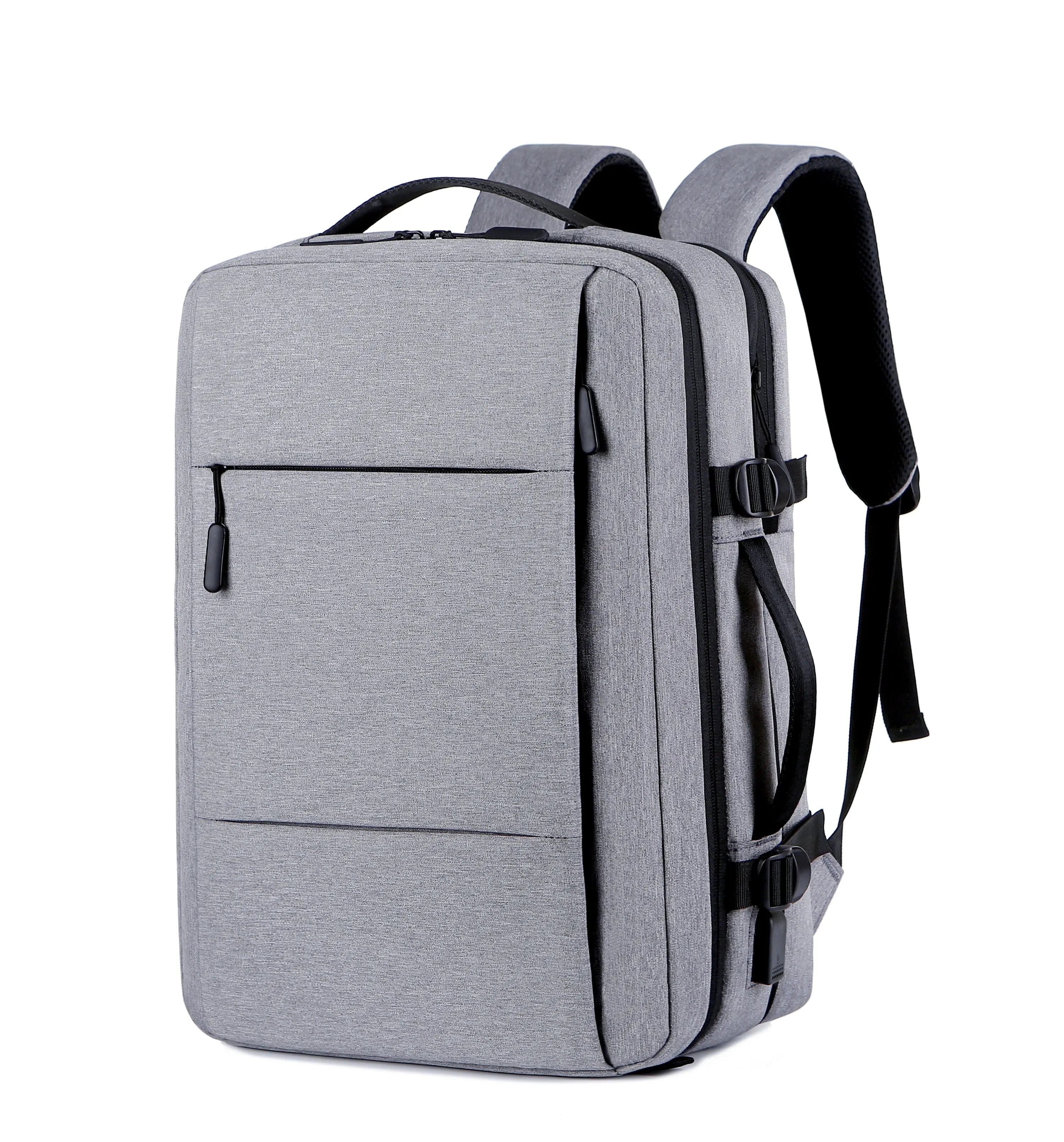 Hochwertiges Klassischer Herren Business-Rucksack: Erweiterbare USB Tasche, Große Kapazität, Wasserdicht & Stylisch - Phone Heaven Zone