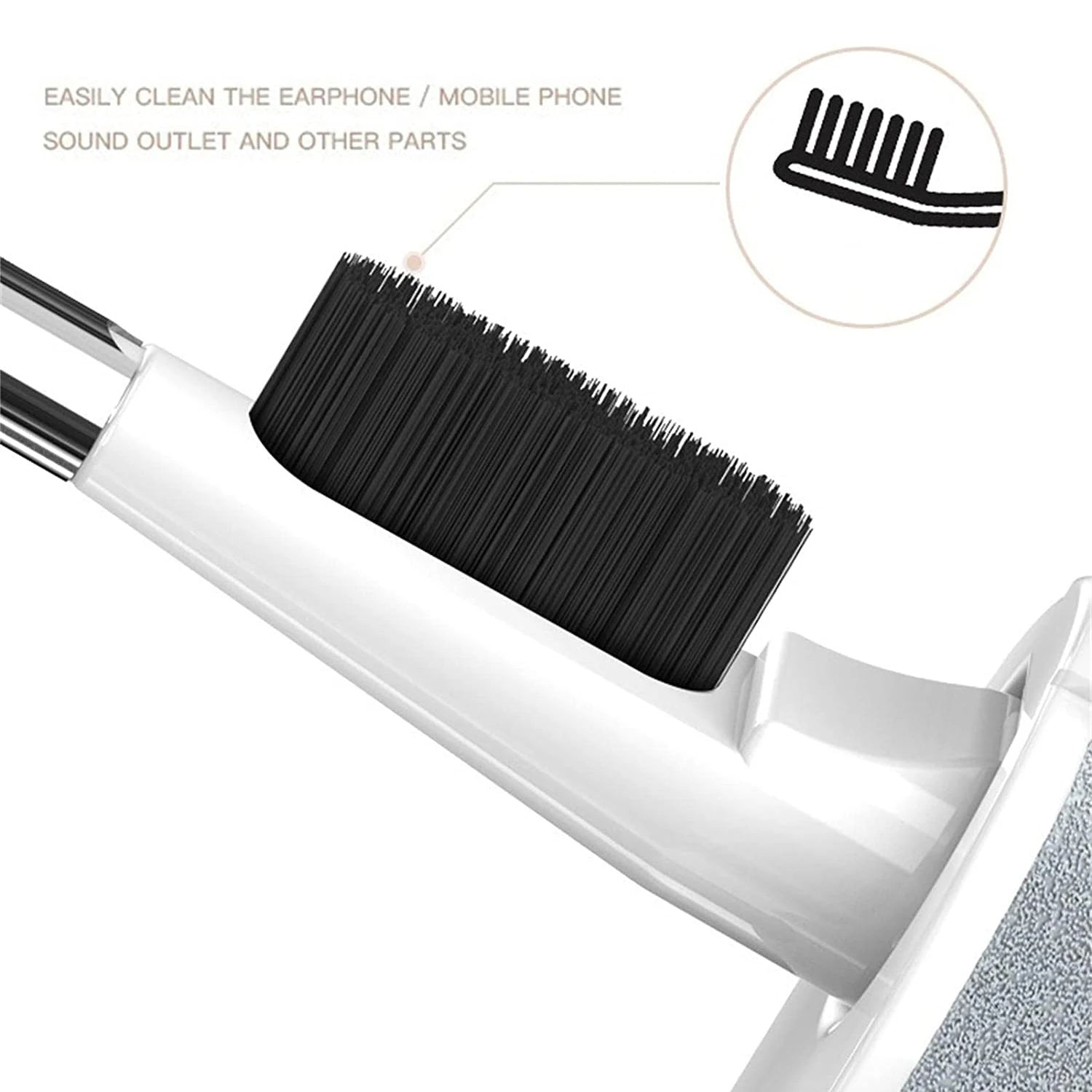 Earphone Cleaning Set Brushes for Apple iPhone, Camera, Laptop, and TV Screen | Premium Cleaning Tools for Headsets & AirPods