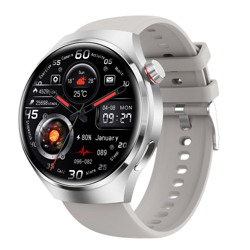 Neu für Hochwertiges GT4 Pro Smartwatch Männer: IP68 NFC GPS Tracker, AMOLED 360*360 HD Bildschirm, Herzfrequenz,