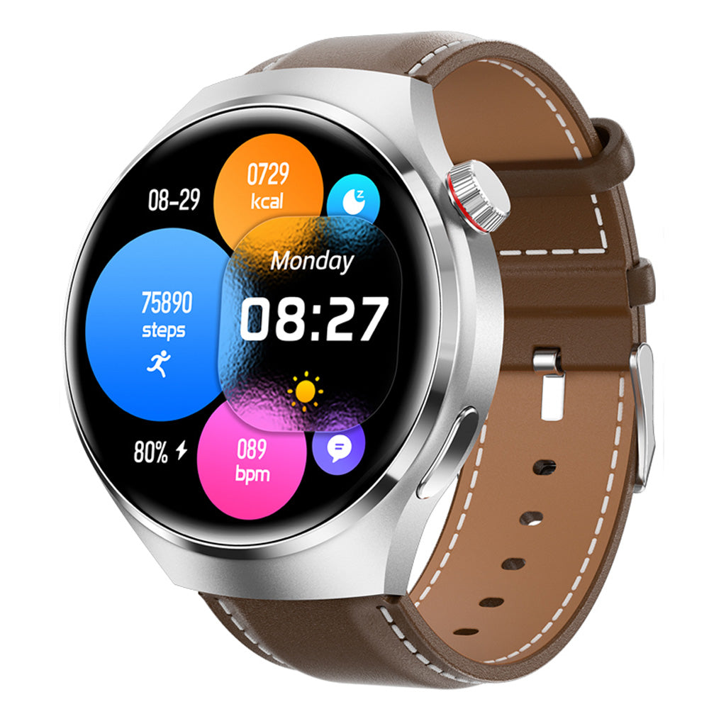 Premium GPS-Smartwatch für Männer: 360*360 HD-Bildschirm, Herzfrequenz, Bluetooth-Anruf, NFC, IP68 wasserdicht, Blutzucker