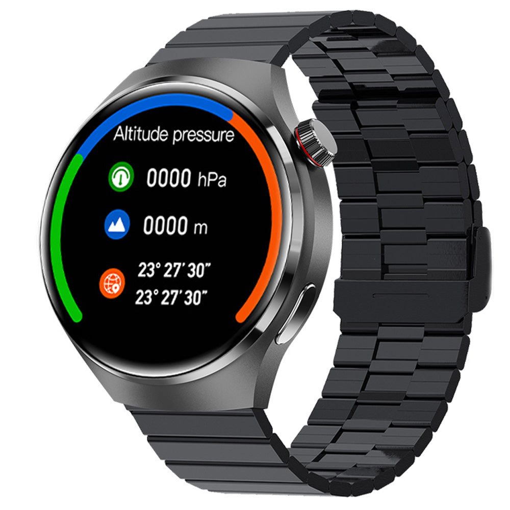 Premium GPS-Smartwatch für Männer: 360*360 HD-Bildschirm, Herzfrequenz, Bluetooth-Anruf, NFC, IP68 wasserdicht, Blutzucker