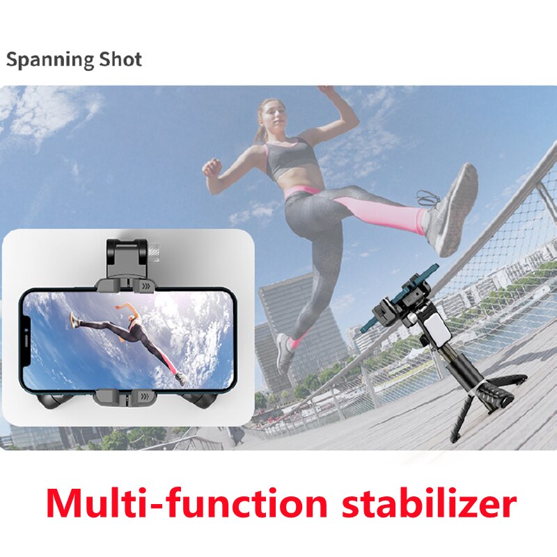 360° Dreh-Gimbal Stabilisator, Selfie Stick & Stativ: Hochwertiges Zubehör für Apple iPhone 15/14/13/12/11 Pro Max/Plus/Mini, Android, Samsung | Live-Fotografie