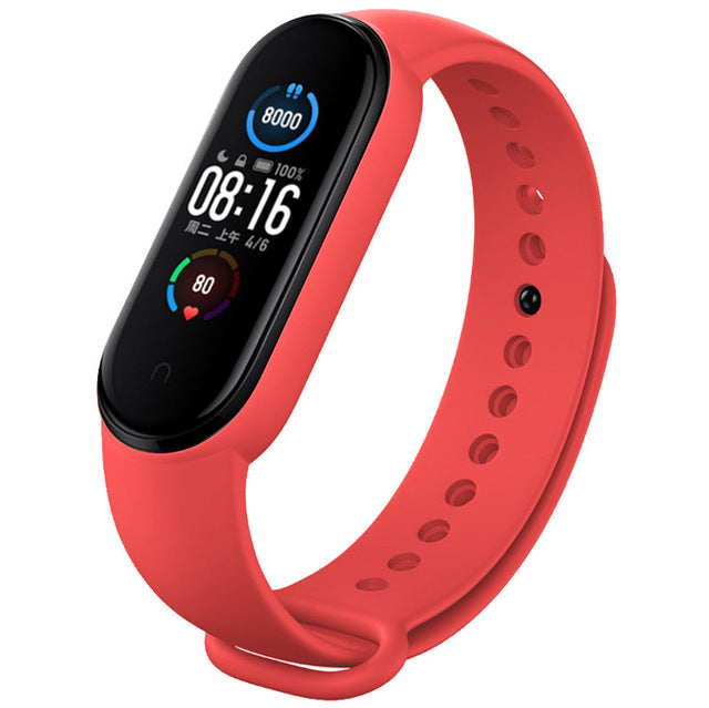 Hochwertiges Armband für Xiaomi Mi Band 7 6 5 4 3 | Silikon-Uhrenarmband | MiBand 3/4, Band 5, Band 6 Smartwatch-Zubehör