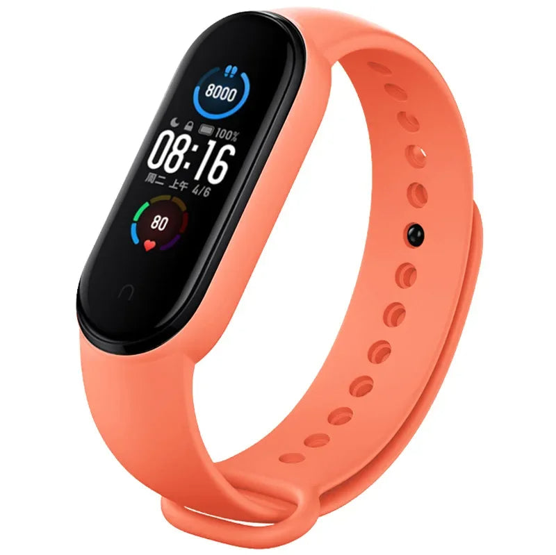 Hochwertiges Armband für Xiaomi Mi Band 7 6 5 4 3 | Silikon-Uhrenarmband | MiBand 3/4, Band 5, Band 6 Smartwatch-Zubehör